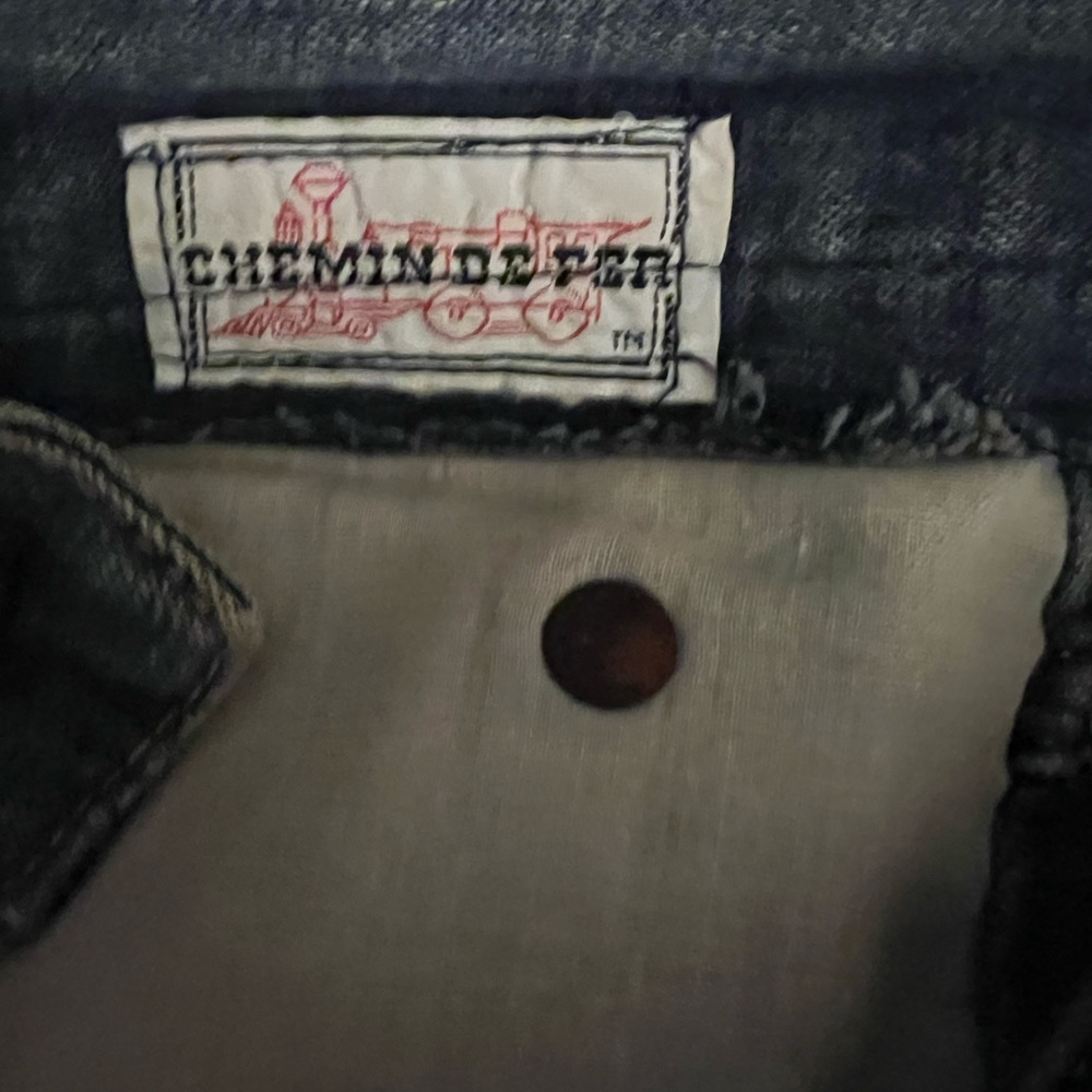 Vintage Chemin de fer Bootcut Jeans (Zipper Needs Repair) - Picture 2 of 16
